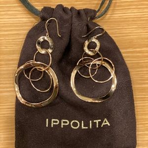 Ippolita Classico Jetset hammered earrings